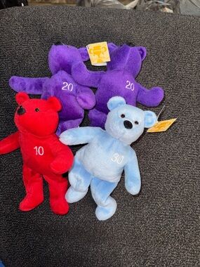 Nutrisystem Weight Loss Plush Bears 10 20 30